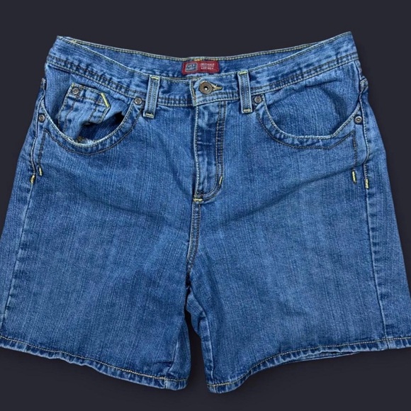 Faded Glory 100% Cotton Denim Shorts Women’s Size 10 Gilmore Girls Style Y2K 05’ - Picture 2 of 7
